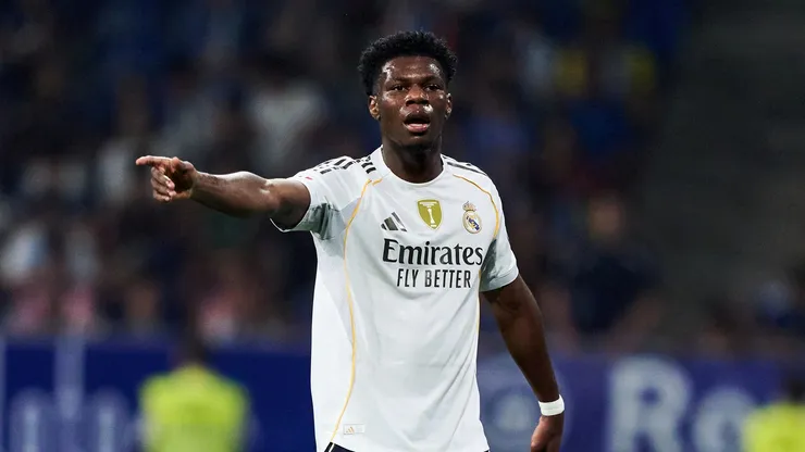 Tchouaméni jogando pelo Real Madrid. Foto: Juan Manuel Serrano Arce/Getty Images