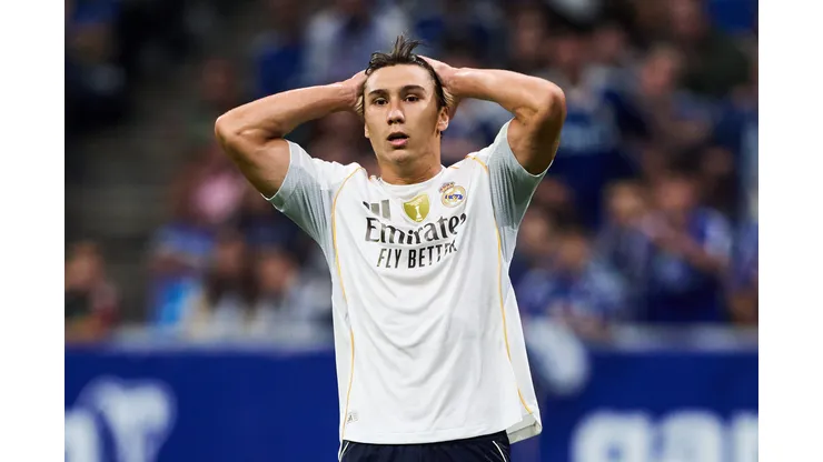 Gonzalo García em ação pelo Real Madrid. Foto: Juan Manuel Serrano Arce/Getty Images)