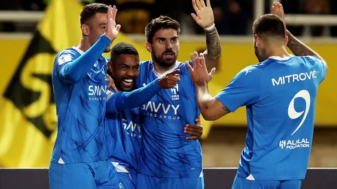Alvo de Manchester United e Tottenham, Rúben Neves, do Al-Hilal, sinaliza positivamente para retornar a Europa. (Photo by Amin M. Jamali/Getty Images)