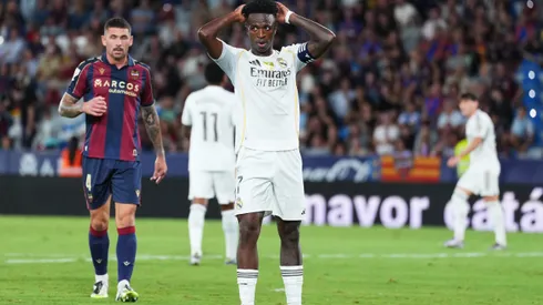 Vini Jr. em jogo do Real Madrid. Foto: Aitor Alcalde