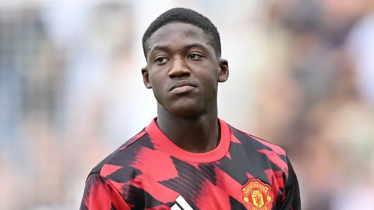 Mainoo pode deixar o Manchester United e entra na mira do Manchester City e Tottenham. Foto: Mike Hewitt