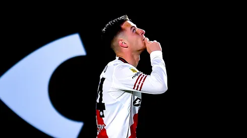 Giuliano Galoppo volta ao time titular do River Plate. Foto: Marcelo Endelli/Getty Images