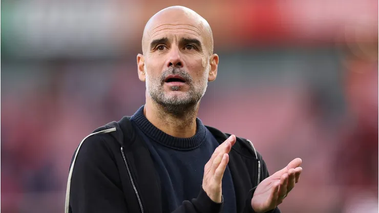 Pep Guardiola, treinador do Manchester City (Foto: Justin Setterfield/Getty Images)