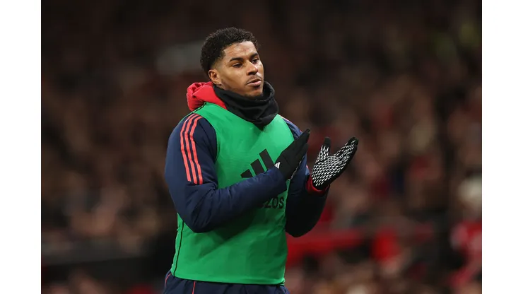 Rashford quando atuava pelo Manchester United. (Photo by Carl Recine/Getty Images)