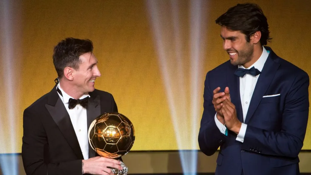 Messi e Kaká são dois dos nomes que estão nesta lista. Foto: Philipp Schmidli/Getty Images