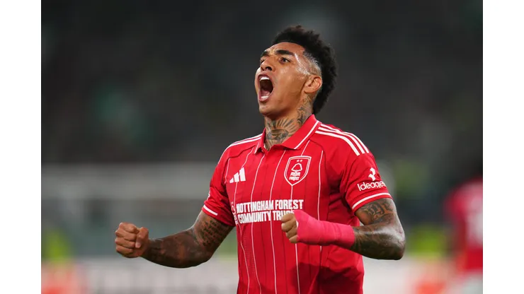 Igor Jesus, atacante do Nottingham Forest - Photo by Aitor Alcalde/Getty Images