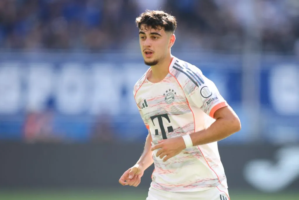 Pavlović pelo Bayern de Munique. (Photo by Alex Grimm/Getty Images)