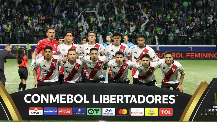 River Plate antes de jogo contra o Palmeiras (Foto: Alexandre Schneider/Getty Images)