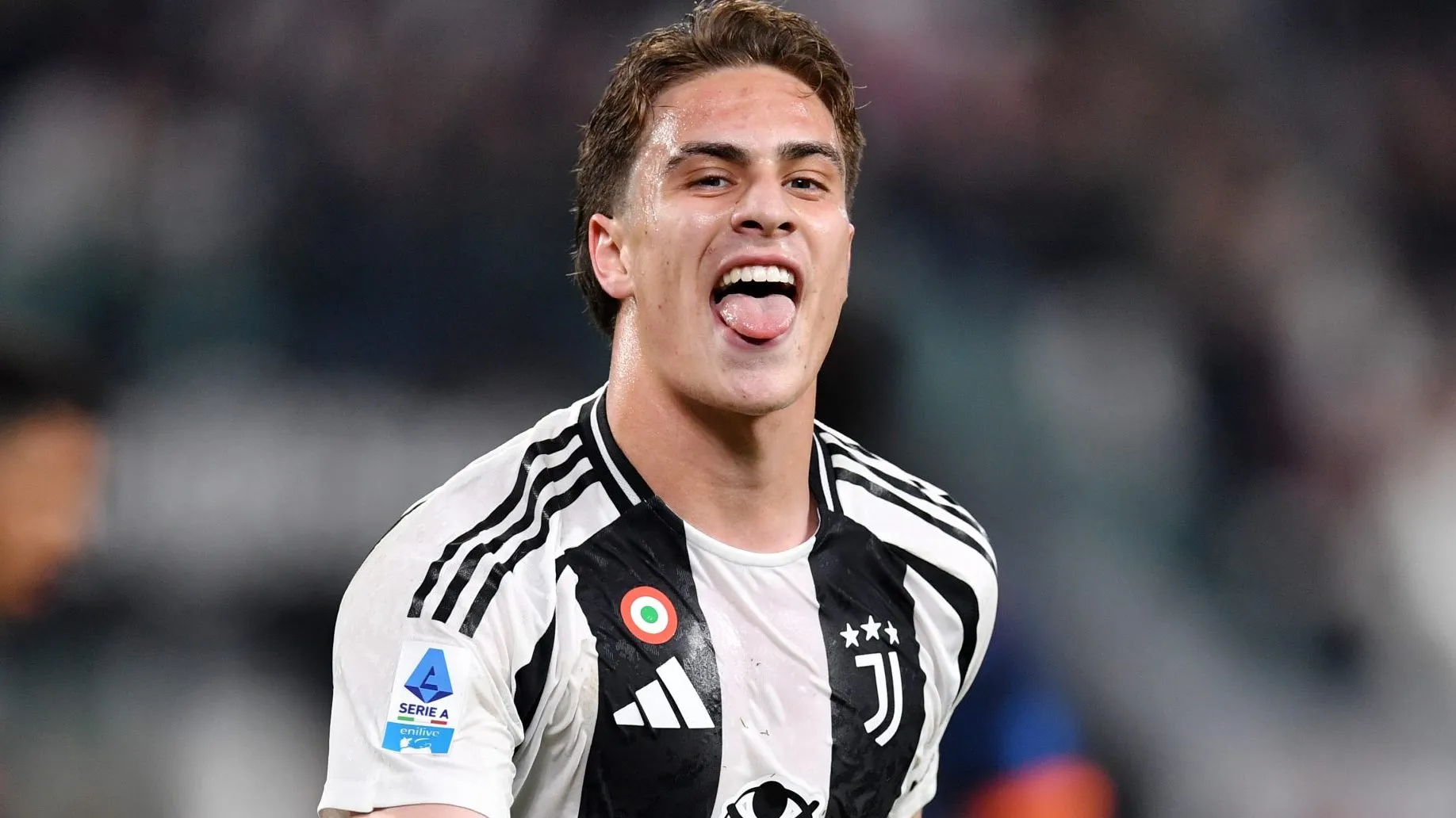 Kenan Yildiz em jogo da Juventus. Jogador está na mira do Chelsea. Foto: Valerio Pennicino/Getty Images