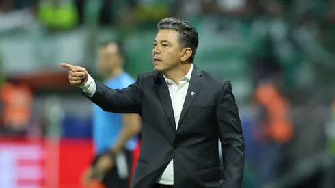 Gallardo durante jogo contra o River Plate (Foto: Alexandre Schneider/Getty Images)