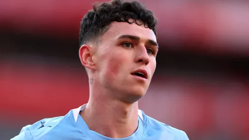 Manchester City quer renovar o contrato de Phil Foden, que é alvo do Al-Nassr (Photo by Justin Setterfield/Getty Images)