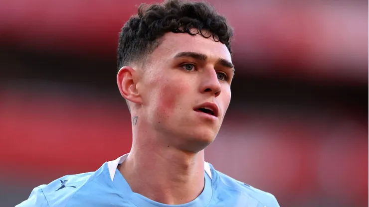 Manchester City quer renovar o contrato de Phil Foden, que é alvo do Al-Nassr (Photo by Justin Setterfield/Getty Images)
