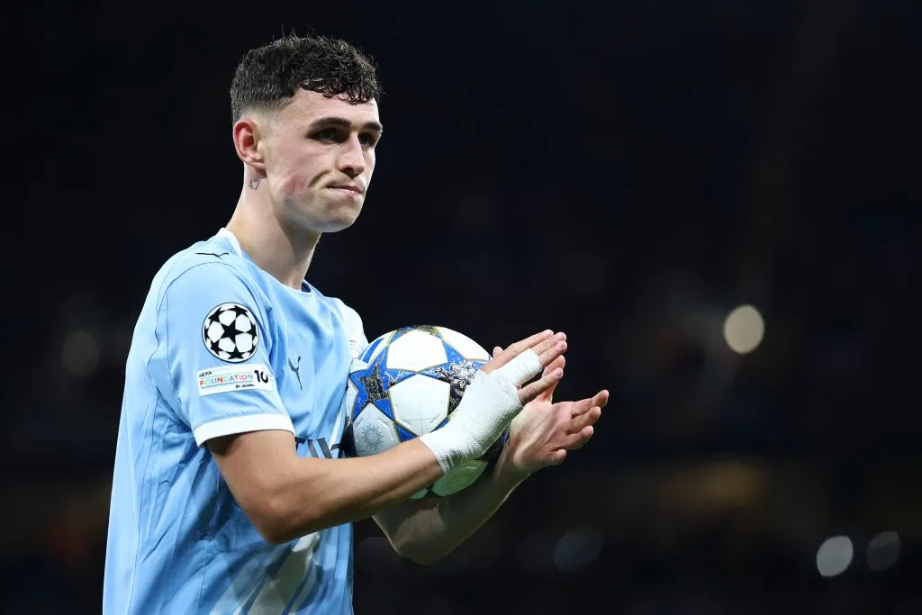 Phil Foden pode renovar com a equipe (Photo by Dan Istitene/Getty Images)