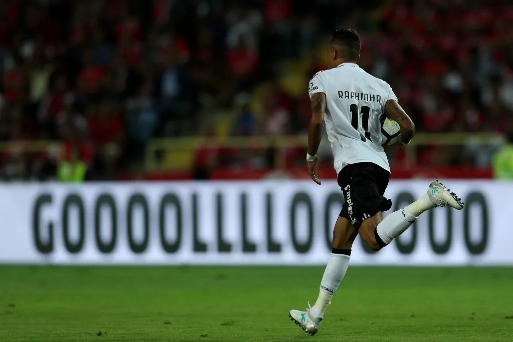 Raphinha pelo Vitória de Guimarães em jogo contra o Benfica. Foto: Carlos Rodrigues/Getty Images