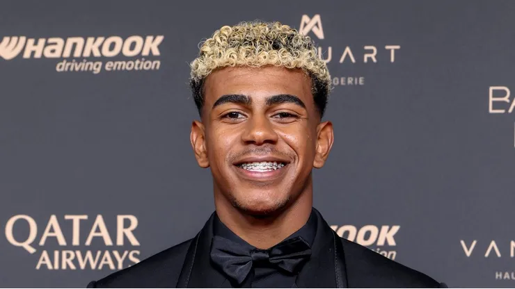 Lamine Yamal quer jogar ao lado de Julián Alvarez. Foto: Pascal Le Segretain/Getty Images