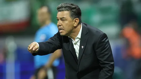 Marcelo Gallardo em Palmeiras 3 x 1 River Plate. (Foto: Alexandre Schneider/Getty Images)