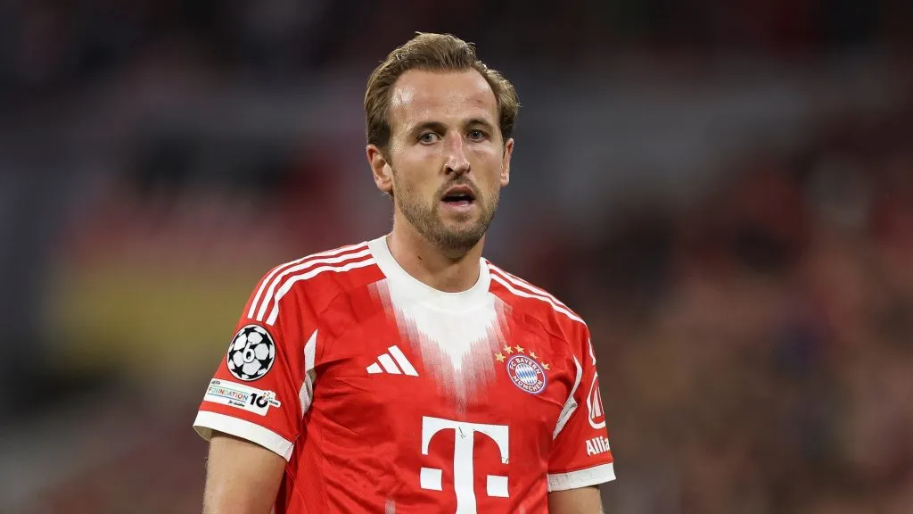 Harry Kane jogando pelo Bayern de Munique. Foto: Maja Hitij/Getty Images