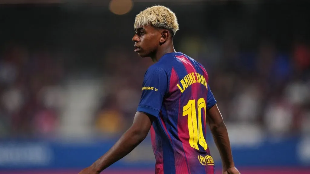 Lamine Yamal, atacante do Barcelona