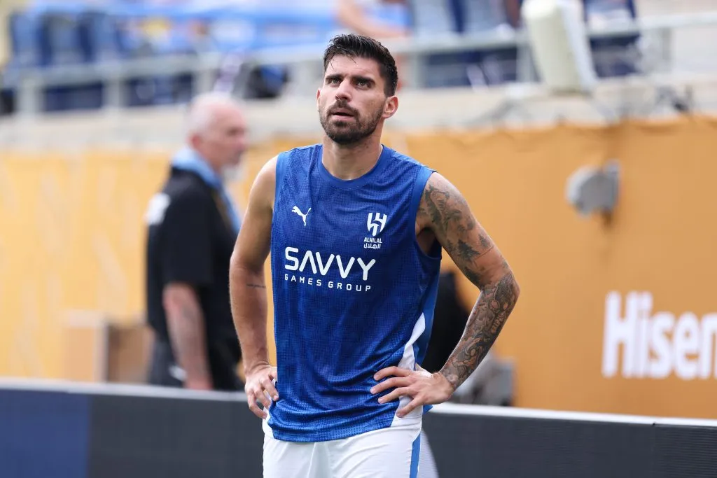 Rúben Neves pode sair do Al-Hilal (Photo by Megan Briggs/Getty Images)