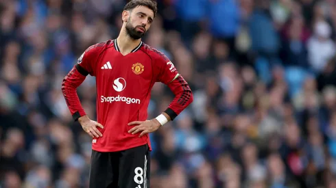 Bruno Fernandes, atual capitão do Manchester United. Foto: Carl Recine/Getty Images