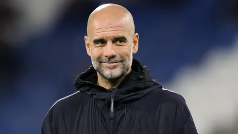 Manchester City de Pep Guardiola lidera a corrida pela contratação de Nathaniel Brown, do Frankfurt. (Photo by Matt McNulty/Getty Images)
