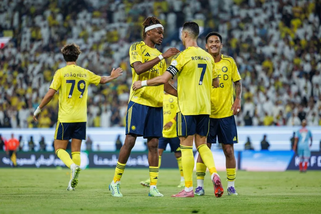 Time do Al-Nassr. (Photo by Abdullah Ahmed/Getty Images)