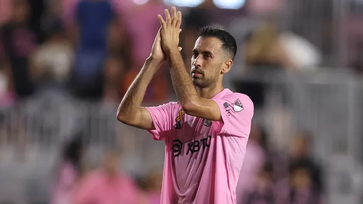 Busquets jogando pelo Inter Miami. Foto: Megan Briggs/Getty Images