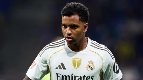 Rodrygo está com dificuldades para se adaptar ao esquema de Xabi Alonso. Foto: Juan Manuel Serrano Arce/Getty Images