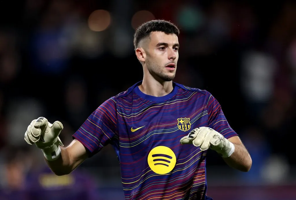 Joan García deve desfalcar o Barcelona nos próximos jogos (Photo by Judit Cartiel/Getty Images)