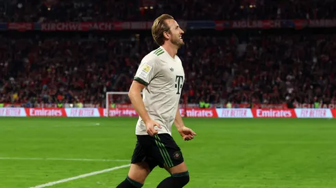 Harry Kane bate recorde no Bayern de Munique. Foto: Alexander Hassenstein/Getty Images