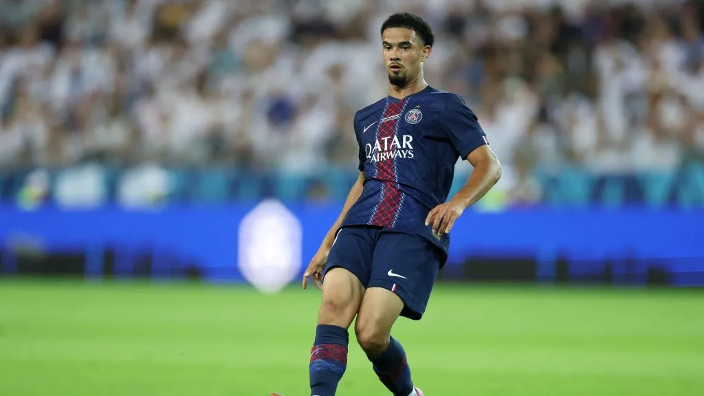Zaire-Emery em jogo do PSG. Foto: Claudio Villa/Getty Images