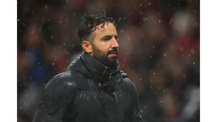 Ruben Amorim, técnico do Manchester United. (Photo by Jan Kruger/Getty Images)