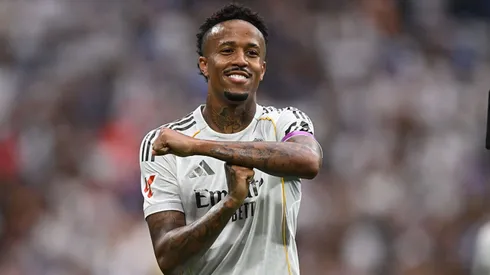 Éder Militão em ação pelo Real Madrid.