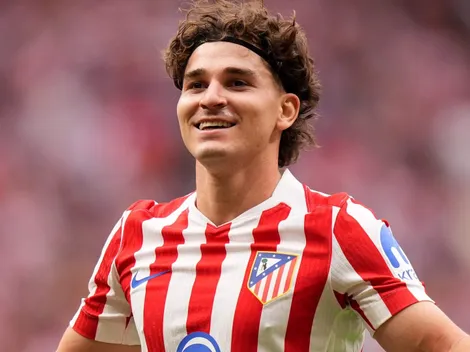 Julián Álvarez, do Atlético de Madrid, conquista a torcida do Barcelona