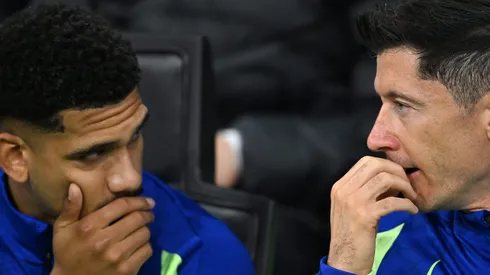 Zagueiro do Barcelona, Ronald Araújo pensa em se aposentar no clube. (Photo by Dan Mullan/Getty Images)