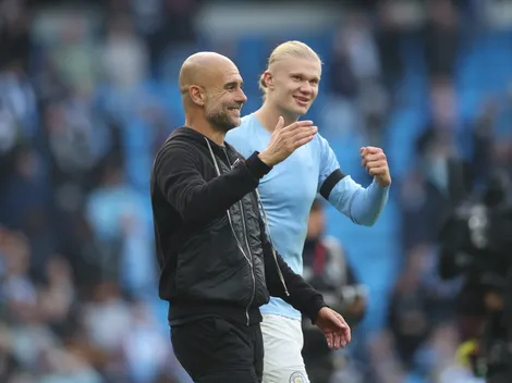 Guardiola se rende aos números de Haaland no Manchester City: “Insanos"