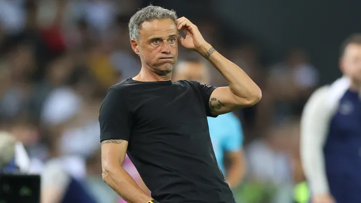 Luis Enrique pelo PSG. (Foto: Claudio Villa/Getty Images)