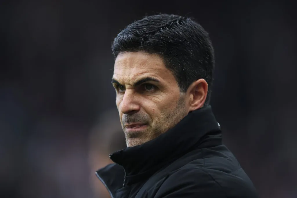 Mikel Arteta, técnico do Arsenal. (Photo by George Wood/Getty Images)