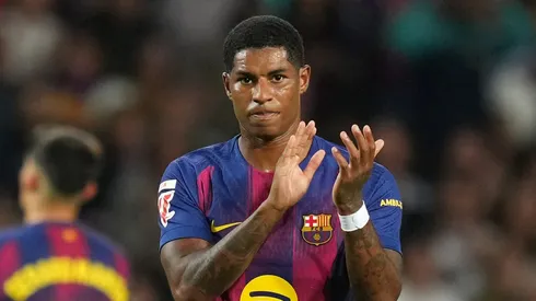 Rashford no Barcelona supera G/A de todos os atacantes do United. (Foto: Alex Caparros/Getty Images)