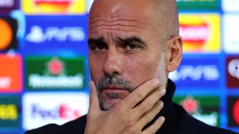 Guardiola, do Manchester City, rebate queixa de Rodri em treino. (Photo by Molly Darlington/Getty Images)