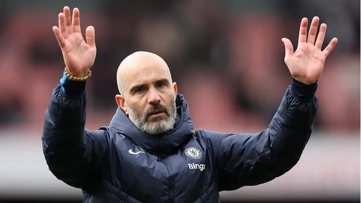 Enzo Maresca comandando o Chelsea. Foto: Julian Finney/Getty Images