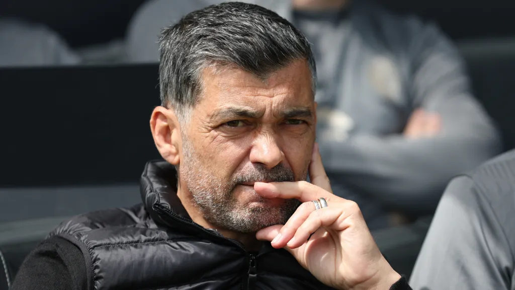 Sérgio Conceição pelo Milan (Foto: Timothy Rogers/Getty Images)