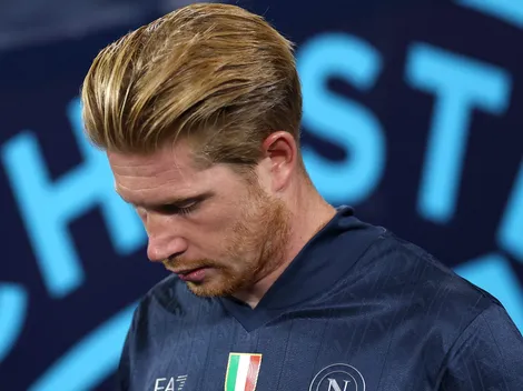 De Bruyne não gosta de ser substituído em Napoli x Milan