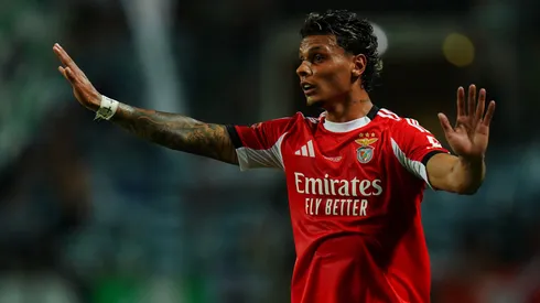 Richard Ríos é criticado por torcedores brasileiros. Foto: Gualter Fatia/Getty Images