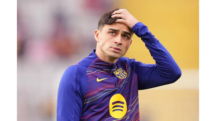 Pedri é um dos craques do Barcelona. (Photo by Alex Caparros/Getty Images)