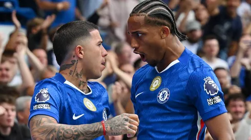 Enzo Fernández e João Pedro, do Chelsea (Foto: Mike Hewitt/Getty Images)