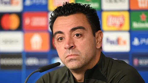 Após dar sinal verde ao Manchester United, Xavi quer Paul Scholes como seu auxiliar técnico. (Photo by Stuart Franklin/Getty Images)