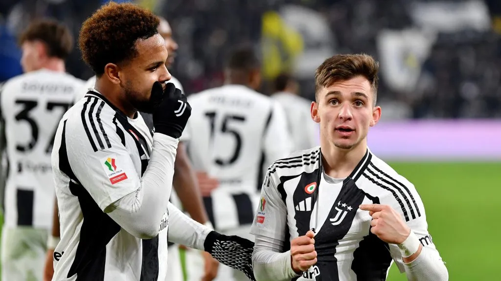 Francisco Conceição tem feito bons jogos pela Juventus. Foto: Valerio Pennicino/Getty Images