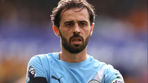 De saída do Manchester City e na mira de Juventus e Benfica, Bernardo Silva afirma que já definiu seu futuro. (Photo by Alex Pantling/Getty Images)