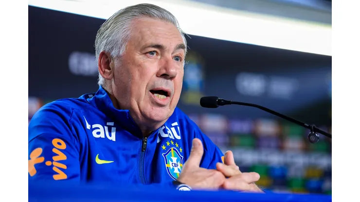 Carlo Ancelotti, técnico da Seleção Brasileira - Photo by Buda Mendes/Getty Images